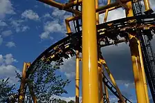 Steel Curtain's cutback before the brake run, immediately below the corkscrew