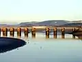 Railway viaduct over the Kent estuary near Arnside