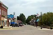 Street scene, downtown Keosauqua.