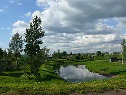 The Kerest River in the town of Chudovo, Chudovsky District