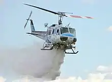 Kern County Bell 205A++ Super Huey dropping water