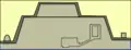 Cross-sectional drawing of a tomb