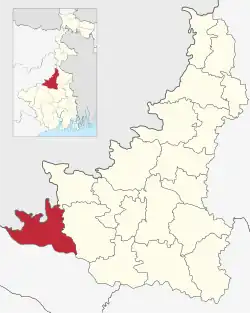 Location in West Bengal