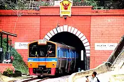 Khun Tan Tunnel of Khun Tan Railway Station in Mae Tha District, a part of Khun Tan Range