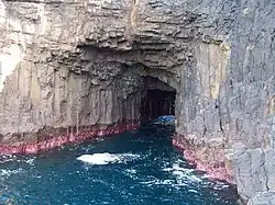 Kiama Blowhole sea cave entrance