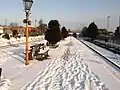 Kidderminster Town in the snow.