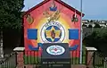 A Red Hand Commandos mural in Bangor