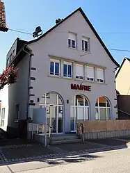 The town hall in Kindwiller