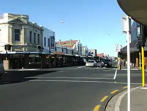 King Edward Street, looking south from Cargill's Corner