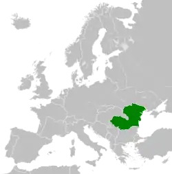 The Kingdom of Romania in 1942