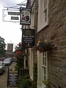 Kings Arms Hotel doubled as the Drover's Arms in the television series All Creatures Great and Small