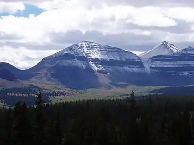 Kings Peak is the highest summit of the Uinta Range and Utah.