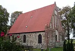 Old church (Saalkirche) in Garz