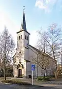 Kirchberg's Chapel of Nôtre Dame, Salut des Infirmes, on rue des Maraîchers