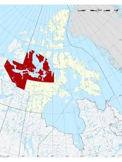 Location in Nunavut