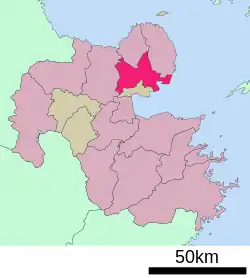 Location of Kitsuki