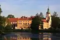 The palace monastery of Rudy (German: Schloss Rauden) near Ratibor, Silesia (Poland)