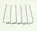 The knife pleat is the basic pleat used in sewing.