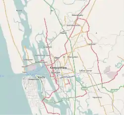 Vallarpadam is located in Kochi