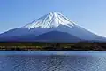 Mount Fuji in Honshu, Japan