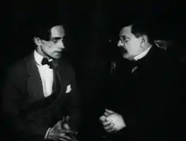 A scene from Different from the Others (1919), a film made in Berlin, whose main character struggles with his homosexuality