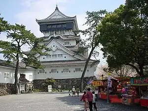 The keep or donjon of Kokura Castle