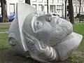 Statue of the head of Saint Gereon, outside of St. Gereon's Basilica