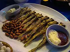 Nogari (young Alaska pollock) with peanuts