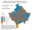 Ethnic structure of Kosovo and Metohija by settlements 1961.