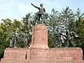 Kossuth Memorial, originally in Budapest, moved to Orczy Park in 2014.