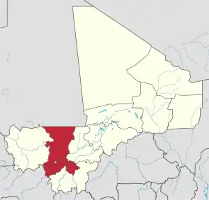 Location within Mali