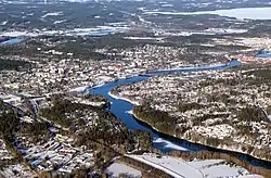 Aerial photo of Kouvola