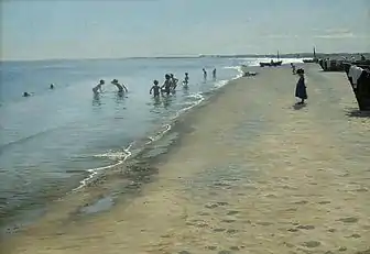 Summer Day on Skagen's Southern Beach 1884