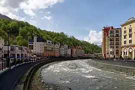 Krasnaya Polyana. Mzymta River