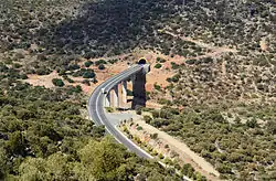 The E 75 near Heraklion, Greece