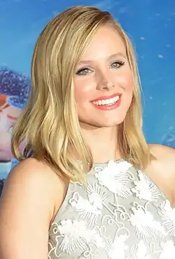 A smiling, blonde-haired Kristen Bell