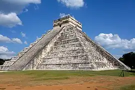 West side of the Temple of Kukulcán