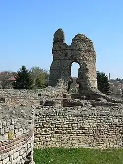 Ruins of the Roman fortress of Castra Martis at Kula