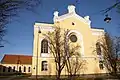 Former synagogue, now a library in Kuldīga.