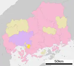 Location of Kumano