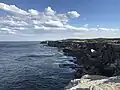 Cliff and Pacific Ocean view