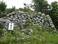 Stone wall of a Yagura Tower Kuroi Castle