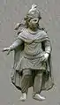 Kushan king or prince, said to be Huvishka, Gandhara art.