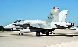 A Kuwait Air Force KAF-18C Hornet of the type based at Ahmad al-Jaber AB.