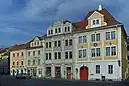 Market Square in Löbau (Lubij)