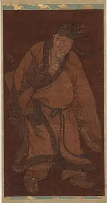 Lü Dongbin Subduing a Demon, unknown artist; formerly attributed to Li Gonglin,  Ming dynasty.