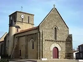 The church of Saint-Martin-de-Tours, in Bernard