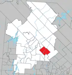 Location within Antoine-Labelle RCM