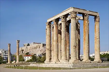 Roman Temple of Olympian Zeus, Athens, 174 BC–c.130 AD