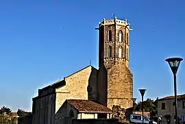 The church in Laroque-d'Olmes